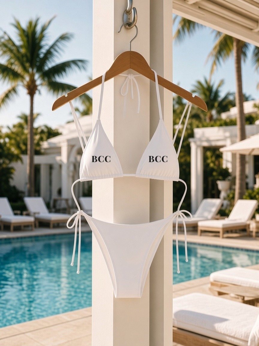 Club Bikini in White